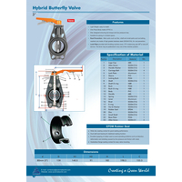 محبس فراشة - 3 بوصه بالفلانشات